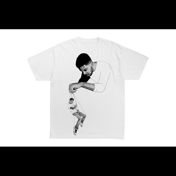 Kid Cudi Virgil Abloh Pullin’ Strings Tee SzMedium - Picture 1 of 2